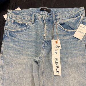 Purple Light Wash Jeans